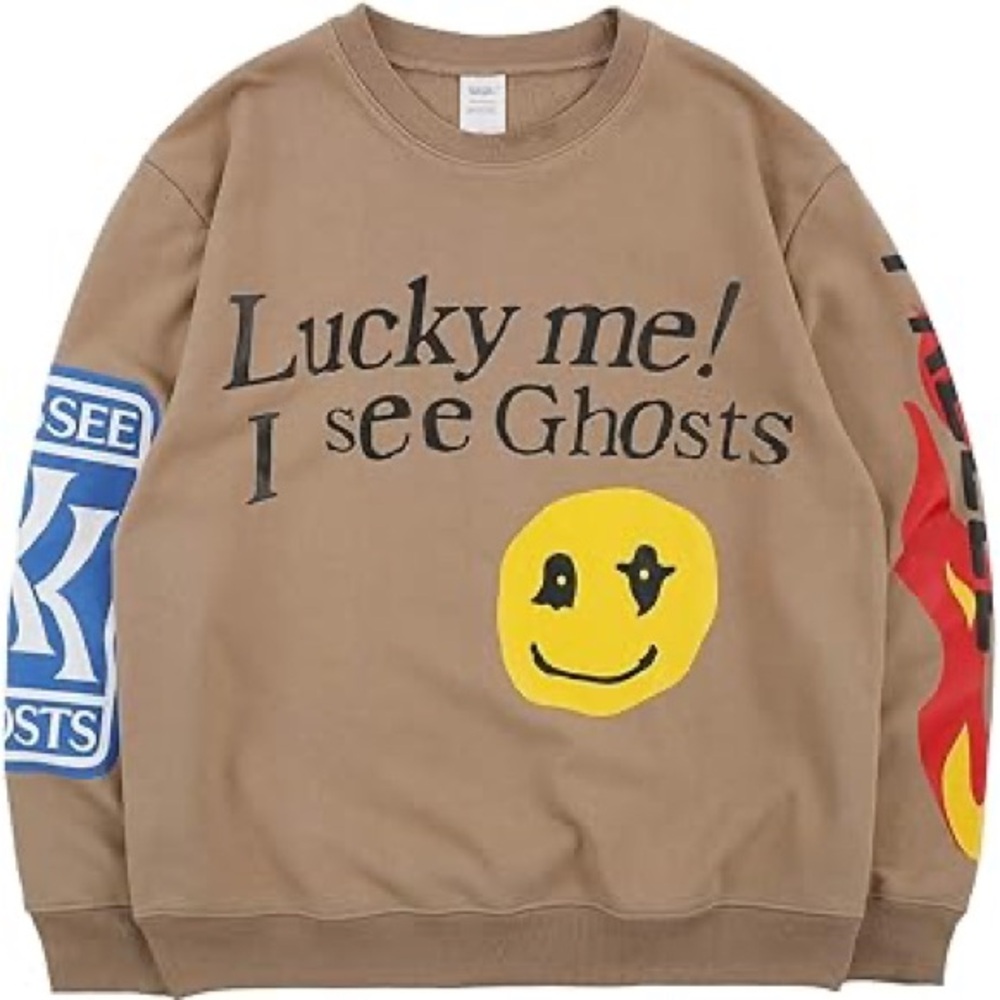 Amazon THE SCOTTS “Lucky Me I See Ghosts” Crewneck